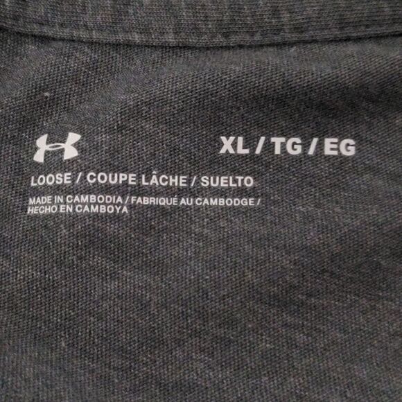 Under Armour Charcoal Gray Short Sleeve Shirt - Picture 6 of 6